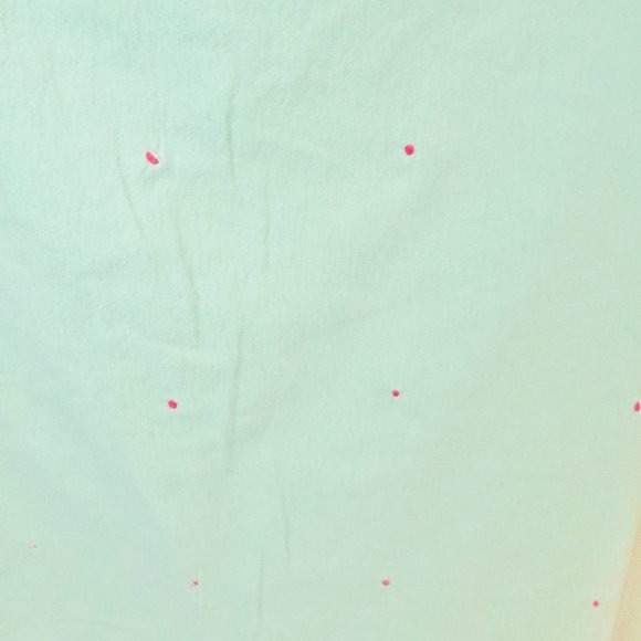 Vtg. Suzy Spafford Baby Blanket Throw Nursery Decor Yellow, Baby Ducks, Red Trim - Picture 12 of 13